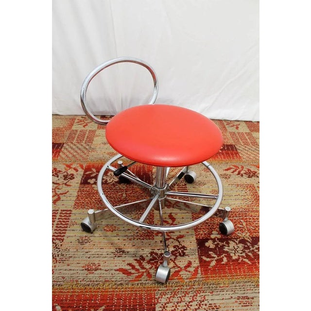 Vintage Office Swivel Chair or Stool attributed to Kovona, 1980s For Sale - Image 4 of 7