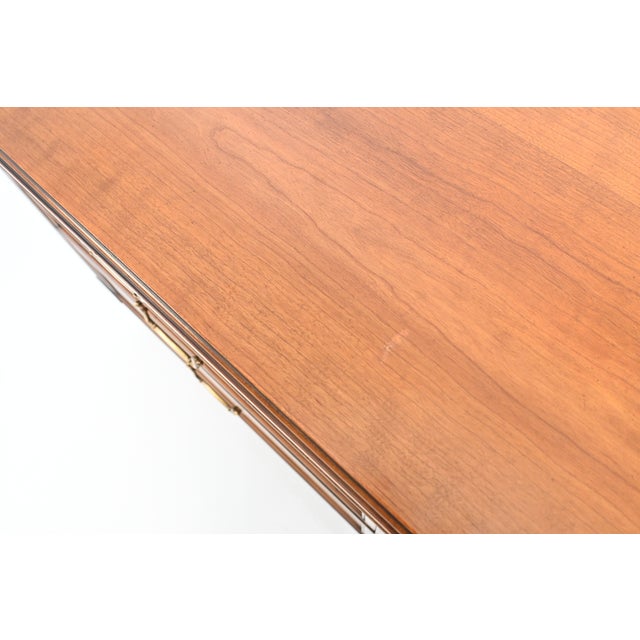 Kindel Furniture Neoclassical Louis XVI Style Cherry Nine-Drawer Dresser For Sale - Image 17 of 17