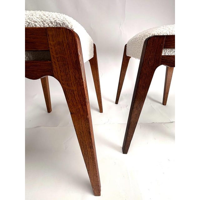 Mid-Century Stools attributed to Paolo Buffa, Italy, 1950s, Set of 2 For Sale - Image 3 of 11