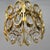 Gold Vintage Ceiling Light, 1960s For Sale - Image 8 of 9