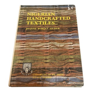 1970s Nigerian Handcrafted Textiles Book For Sale