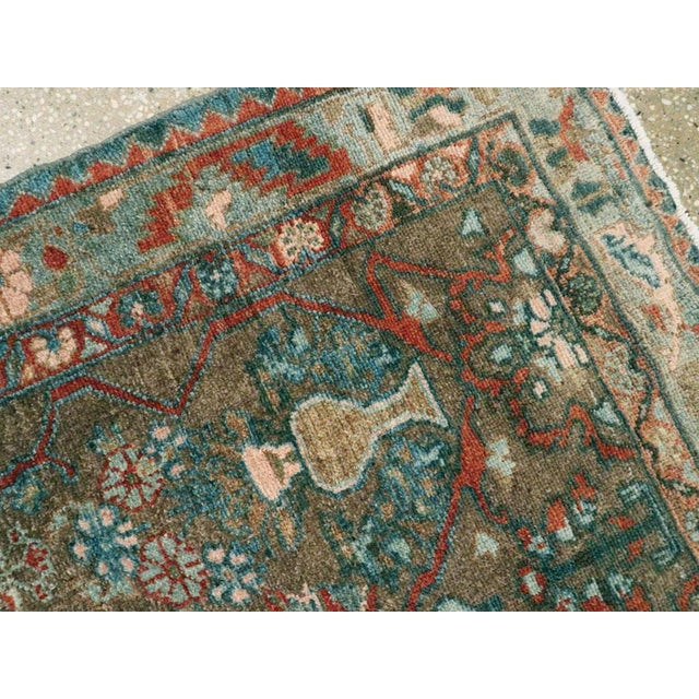 Mid 20th Century Galerie Shabab Collection Mid-20th Century Persian Malayer Rug For Sale - Image 5 of 6