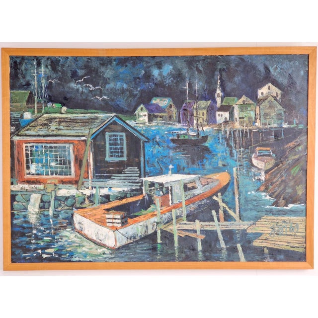Harbor View, 1969, Acrylic on Canvas For Sale - Image 11 of 11