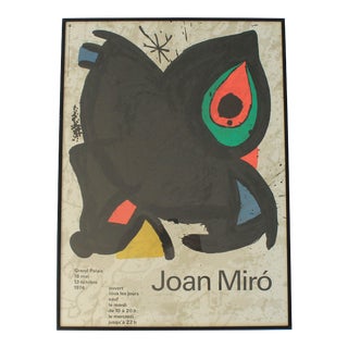 Joan Miró Poster From France. 1970s. For Sale