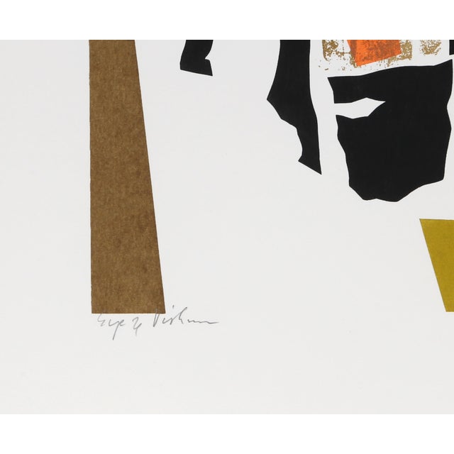 Abstract Expressionism Eye of Vishnu, Seong Moy Screen Print For Sale - Image 3 of 5