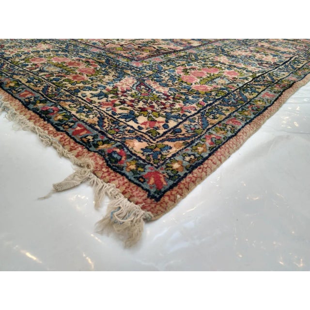 Textile 1920s Vintage Persian Lavar Kermen Rug For Sale - Image 7 of 8