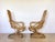 Mid-Century Modern Set of Wicker & Bamboo Armchairs, 1970s For Sale - Image 3 of 14