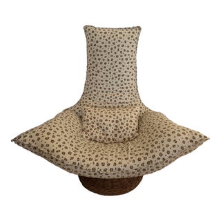 1970s Wammes Wingback swivel chair Attributed to Gerard Van den Berg for Montis For Sale