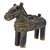 1960s Chinese Sancai Style Drip Glaze Ceramic Horse Figure Ocarina 10.5" For Sale - Image 5 of 12