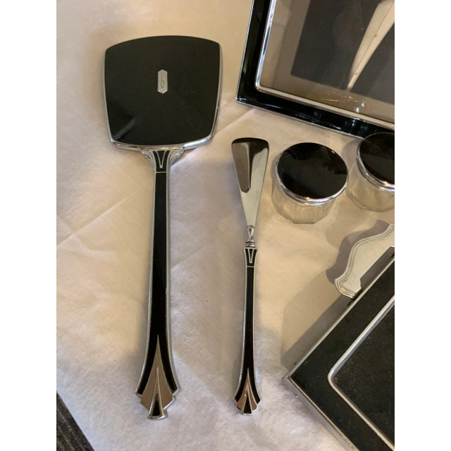 Art Deco 1930s Art Deco Vanity Set, 13 Pieces For Sale - Image 3 of 13