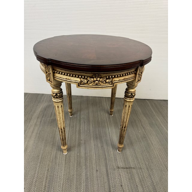 Design Plus Gallery presents the French Regency Side Table from Karges Furniture Company. At every glance, this is a fine...
