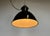 Bauhaus Industrial Black Enamel Pendant Lamp from Elektrosvit, 1930s For Sale - Image 14 of 16