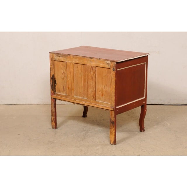 Wood Early 19th Century French Antique Raised Chest with Original Finish For Sale - Image 7 of 12