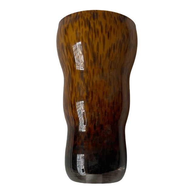 Antique Tortoise Shell Glass Sconce Shade For Sale