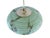 Art Deco Pendant Light in Green Marble Glass, 1930s For Sale - Image 9 of 18