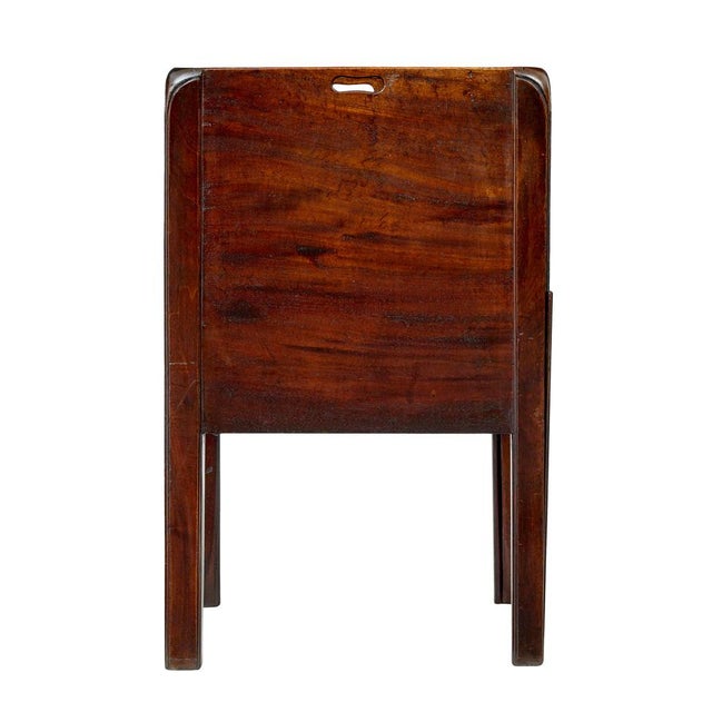 Antique Georgian Tambour Bedside Table, 1880 For Sale - Image 3 of 9