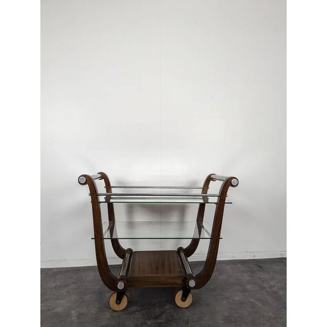 Art Deco Style Serving Trolley, in Very Good conditions.