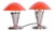 Table Lamps in Chrome attributed to Napako, Czech, 1930s, Set of 2 For Sale