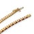 Vintage Ruby Diamond 14k Yellow Gold Tennis Bracelet For Sale In Los Angeles - Image 6 of 6
