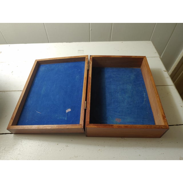 Vintage Teak & Glass Trinket Jewelry Box For Sale In New York - Image 6 of 6