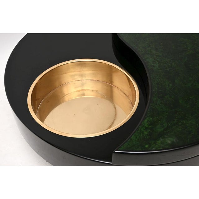 Vintage Italian Yin Yang Coffee Table, 1970s For Sale - Image 9 of 11