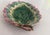 An exceptional, highly collectible late 19th-century American antique Etruscan Majolica "Begonia Leaf" platter or serving...