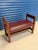 L. & J.G. Stickley, Inc. 2005 L. & j.g. Stickley Cherry Wood "Gus" Limited Run Collector Bench - Capri Henna Leather For Sale - Image 4 of 11