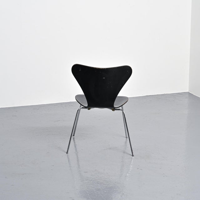 Chairs by Arne Jacobsen for Fritz Hansen, Denmark, 1970s, Set of 6 For Sale - Image 6 of 12