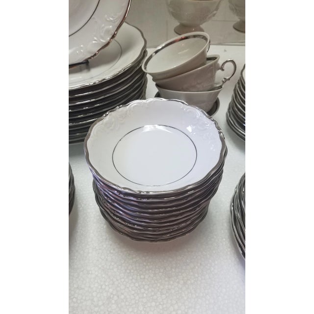 1960s 1960s Walbrzych Porcelain Dinnerware - Set of 66 Pieces For Sale - Image 5 of 11