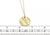 Tiffany and Co. Tiffany & Co. Notes 18k Yellow Gold Round Wave Pendant For Sale - Image 4 of 6