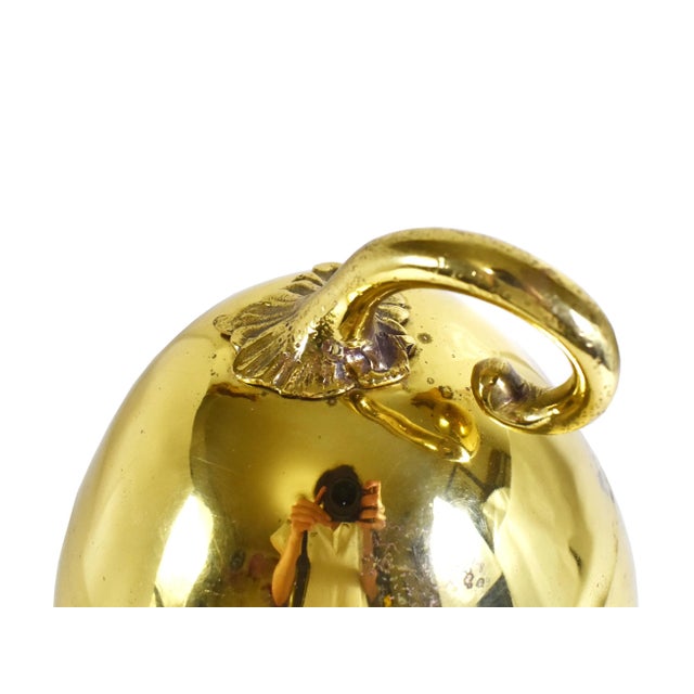 Brass Vintage Brass Pearl Ice Bucket Handmade in Italy For Sale - Image 8 of 13