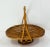 Mid-Century French Fruit Basket in Wicker For Sale - Image 3 of 8