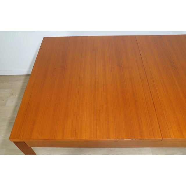 Vintage Extendable Teak Dining Table, 1960s For Sale - Image 9 of 18