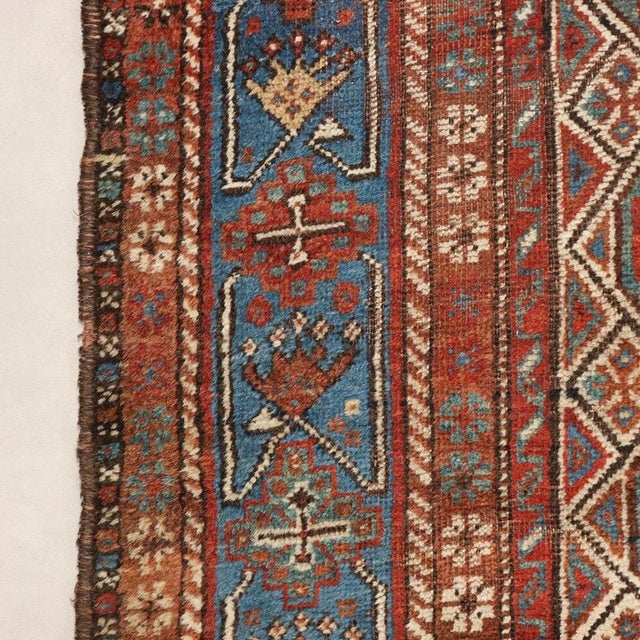 Textile Middle Eastern Shiraz Rug For Sale - Image 7 of 9