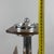 Rare and striking multifunctional floor-standing piece with an integrated ashtray and magazine rack, an authentic piece of...