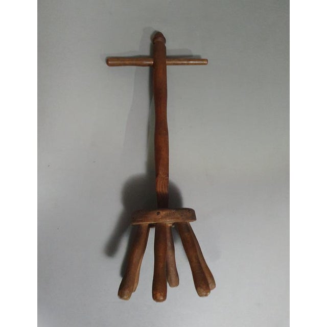 Victorian Washing Dolly in Wood For Sale - Image 11 of 14