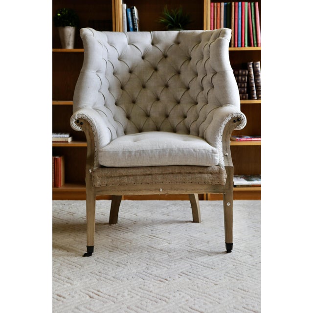 Restoration Hardware 19th Century English Wingback Chair Chairish
