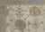 Textile Turkish Oushak Rug Ivory and Sky Blue Handwoven Wool Rug 9'10" X 13'11" For Sale - Image 7 of 9