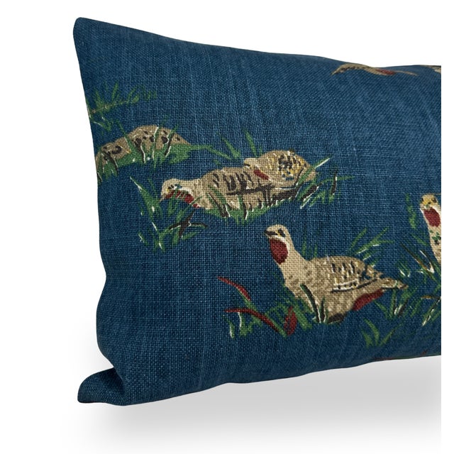 ⭐️ Ships Within 2 Days On the Front: Designer Printed Fabric On the Back: Ivory Linen Fabric Designer Fabric Content: 100%...