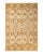 Vintage Traditional Hand Knotted Wool Area Rug, Sand - 6'2" X 9'2" For Sale - Image 9 of 9