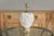 Mid 20th Century Italian White Pottery Table Lamp on Lucite Base For Sale - Image 12 of 12