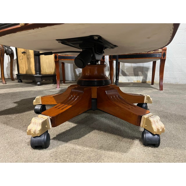 Early 21st Century Attributed to Mariner Luxury "Earl" Chesterfield Office Chair For Sale - Image 5 of 5