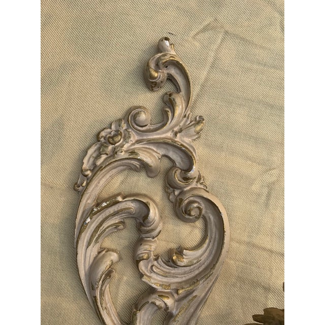 French Brass Candle Sconces - a Pair For Sale - Image 3 of 10