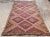 This beautiful, vintage, handwoven Kilim is approximately 60 years old. It is handmade of wool and goat wool. It has been...