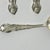 1940s Vintage Hollywood Regency English Chippendale Silverplate Dessert Spoons - Set of 6. For Sale - Image 6 of 10