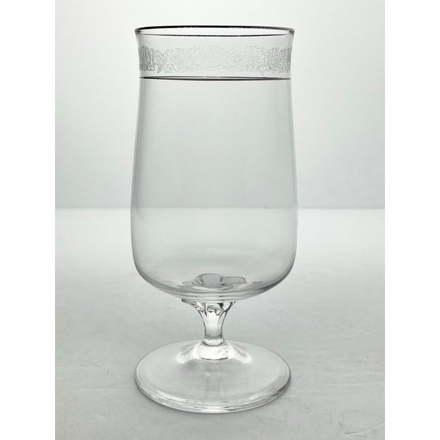 Lenox 1970s American Lenox “Moonspun” Iced Tea Glasses - Set of 10 For Sale - Image 4 of 6