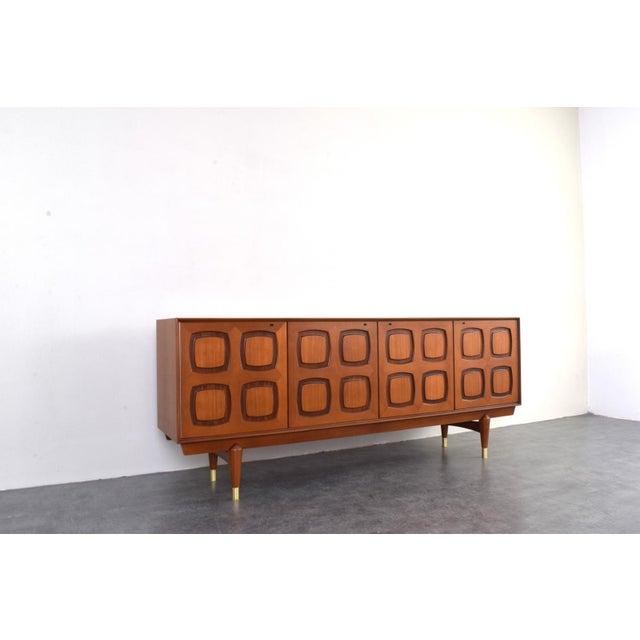 Wood Mid-Century Modern Teak Sideboard by Rolf Rastad & Adolf Relling for Gustav Bahus, 1960s For Sale - Image 7 of 17