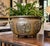 late-19th-century Meiji bronze planter just two months ago with warriors from folklore cast in relief inside cloud-...