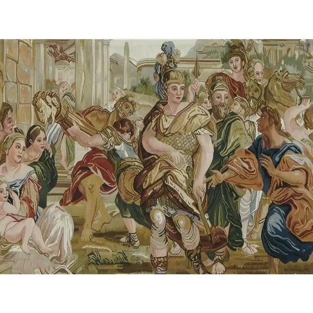 Vintage Tapestry Depicting Royalty For Sale In Los Angeles - Image 6 of 9