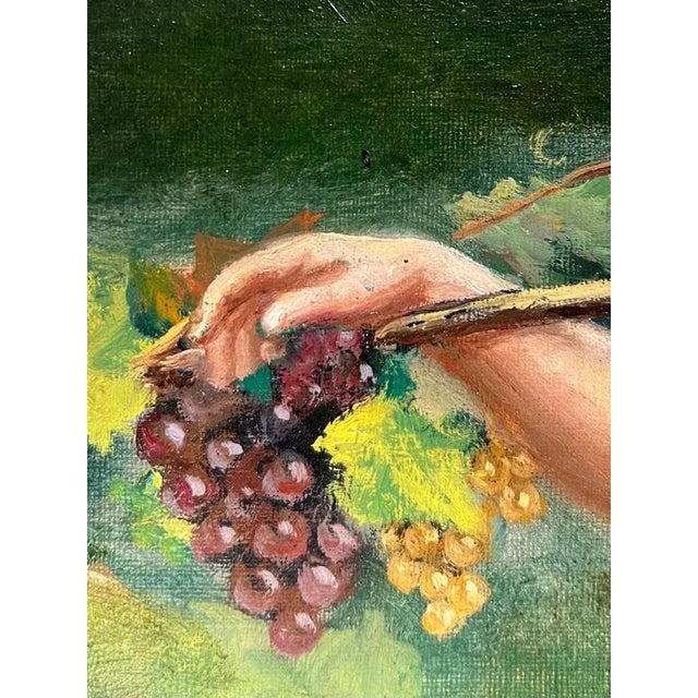 R. Luzio, Figurative Scene, Oil on Canvas, Framed For Sale - Image 6 of 18